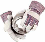 Перчатки «Ангара», спилковые, комбинированные